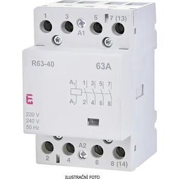 Stykač ETI STYKAČ RD 40-04 4-PÓL. 3M 4XV IN=40A UN=24V AC/DC 002464025