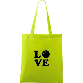 Squash love - Taška bavlněná - 42 x 38 cm ( Limetková )