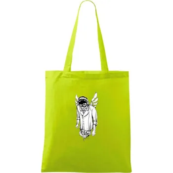 DJ bůh - Taška bavlněná - 42 x 38 cm ( Limetková )