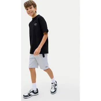 Pánské kraťasy Jack & Jones Junior Sportovní kraťasy Gordon Fusion 12274667 Šedá Slim Fit 140