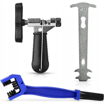 SADA NÁŘADÍ NA ŘETĚZ KOLA MĚRKA OPOTŘEBENÍ ROZNIŤOVAČ KARTÁČ