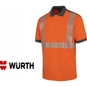 Pánská móda Reflexní polokošile WURTH, neonová barva, třída 2, velikost vel. 3XL