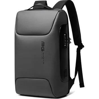 Městský batoh BANGE Business batoh s USB + zámek Parcual Šedý 23L Bange 97k-cube