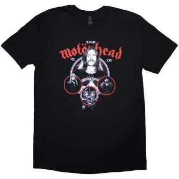 Merch Motörhead: Motorhead Unisex T-shirt: 50 Years Band Circles (black) (x-large) XL