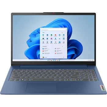 Notebook Lenovo IdeaPad Slim 3 15IAH8 Intel® Core™ i5 i5-12450H Laptop 39,6 cm (15.6") Full HD 16 GB LPDDR5-SDRAM 512 GB SSD Wi-Fi 5 (802.11ac) Windows 11 Home Anglický Modrá