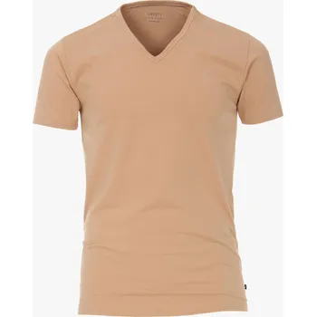 Pánské bavlněné triko Barva: Tělová, Velikost: XS, Střih: SLIM FIT