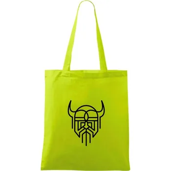Viking logo - Taška bavlněná - 42 x 38 cm ( Limetková )