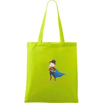 Super učitelka - Taška bavlněná - 42 x 38 cm ( Limetková )