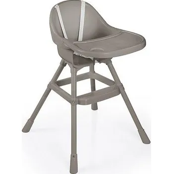 Dolu Dětská jídelní židlička s pultem, šedá, 90x70x60 cm