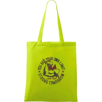 Own limit - Taška bavlněná - 42 x 38 cm ( Limetková )