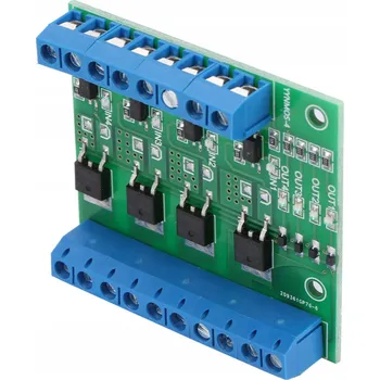 Bezpečnostní kamera PWM 4kanálový modul MOS FET zesilovač PLC