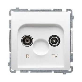 Elektrická zásuvka Anténní zásuvka nástěnná Simon bílá