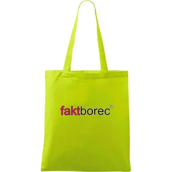 FaktBorec - Taška bavlněná - 42 x 38 cm ( Limetková )