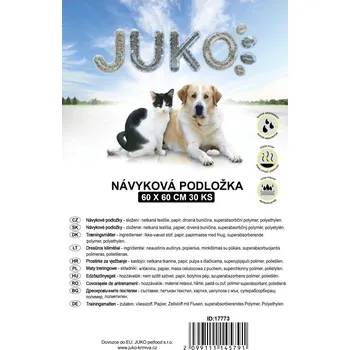 Návyková podložka JUKO 60 x 60 cm, sada 30 ks