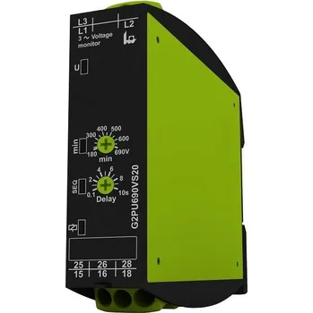 Relé TELE RELÉ HLÍDACÍ G2PU690VS20 3F NAPĚTÍ MULTIFUNKČNÍ PRO 690 V SÍŤ 2CO 2390507