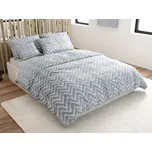 Povlečení z Renforcé bavlny VLNKY modré Rozměr povlečení: 70 x 90 cm | 140 x 200 cm