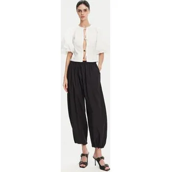 Dámské kalhoty PINKO Kalhoty z materiálu 105210 A2LD Černá Relaxed Fit M