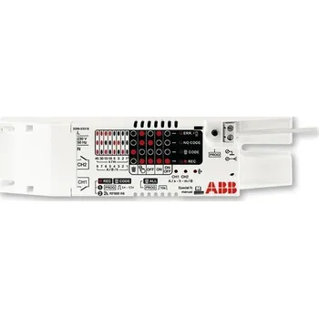 Domovní zvonek ABB RF 3299-23318 PŘIJÍMAČ RF 2KANÁLOVÝ SPÍNACÍ S BEZPOT. VÝSTUPEM VESTAVNÝ 868 MHZ