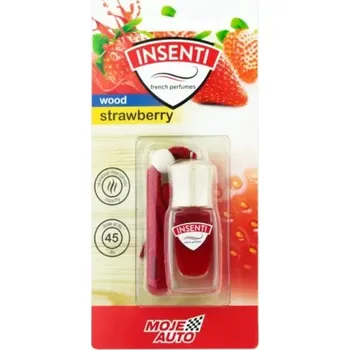 MOJE AUTO INSENTI WOOD STRAWBERRY - Závěsná vůně jahoda blister 8ml
