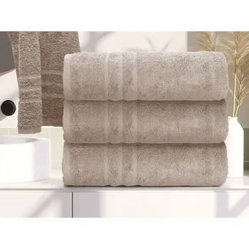 Ručník Osuška Comfort 70 x 140 cm béžová, 100% bavlna