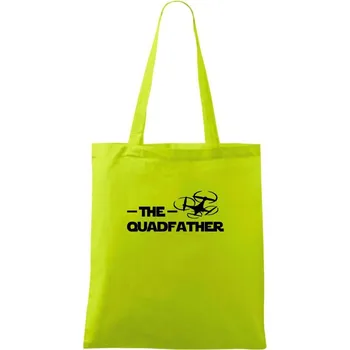 Dron quadfather - Taška bavlněná - 42 x 38 cm ( Limetková )