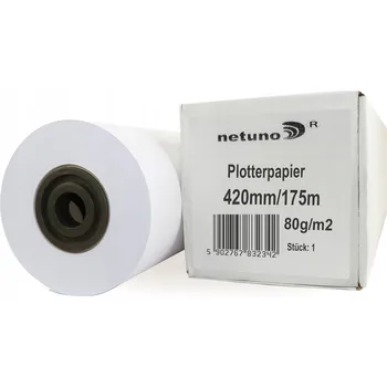 Kancelářský papír Papír do plotru a kopírky v roli 420 mm x 175 m, 80 g/m², bílý, pro projekty a plány