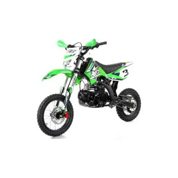 malá motorka Pitbike Leramotors By Apollo Jaguar 125cc 14“/12“ E-Start Oranžová, Barva zelená Leramotors