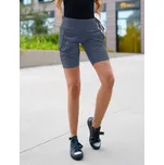 NEYWER Dámské funkční elastické sportovní kraťasy šedé EG333 Velikost: XL