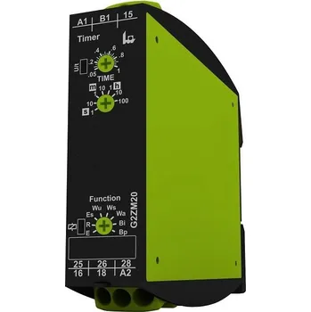 Relé TELE RELÉ ČASOVÉ G2ZM20 12-240VAC/DC MULTIFUNKČNÍ 8 FUNKCÍ 2CO 12-240 V AC/DC 120401