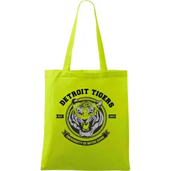 Tiger detroit - Taška bavlněná - 42 x 38 cm ( Limetková )