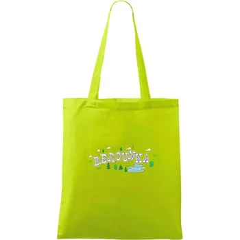 Řeka Berounka - Taška bavlněná - 42 x 38 cm ( Limetková )