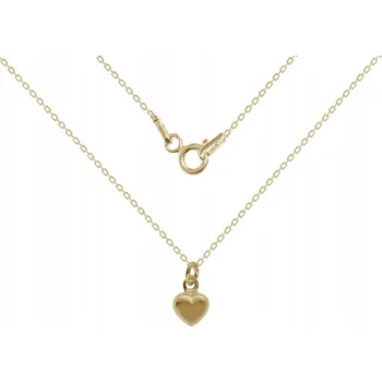 Náhrdelník Stříbrný náhrdelník srdce srdíčko stříbro 925