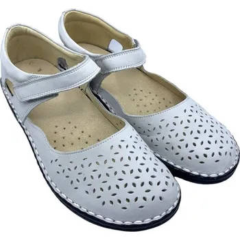 Dámská zdravotní obuv Michal Firýt Dámská kožená zdravotní obuv K691 Cemento Nubuk 8044 Ostatní: Cemento, Rozměr: 39