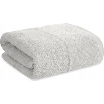 Ručník Bavlněný ručník na ruce Eurofirany Loren stříbrný 500 g/m2 30x50 cm