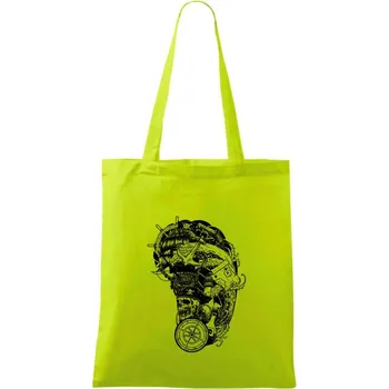 Pirátské tetování - Taška bavlněná - 42 x 38 cm ( Limetková )