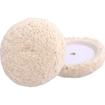 Kotouč leštící vlněný, T240, ⌀190mm, 4ply 100% vlna, suchý zip ⌀150mm EXTOL PREMIUM