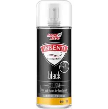 MOJE AUTO INSENTI SPRAY BLACK - Rozprašovací vůně black 50ml