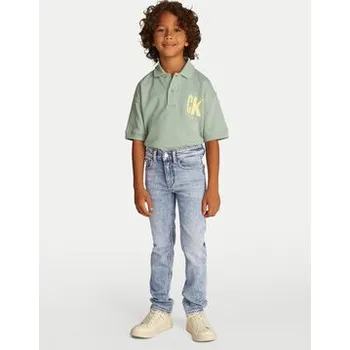 Pánské džíny Calvin Klein Jeans Jeansy IB0IB02475 Modrá Slim Fit 14Y