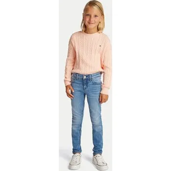 Pánské oblečení Tommy Hilfiger Jeansy Nora KG0KG08403 Modrá Skinny Fit 16Y