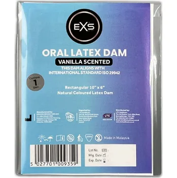Kondom EXS Oral Dam Vanilla 1 pc