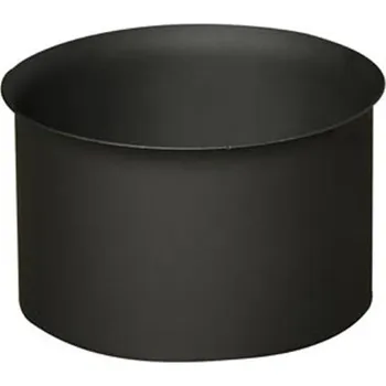 Kouřovod Zděř kouřová 180mm silnostěnná t.1,5mm černá 654267