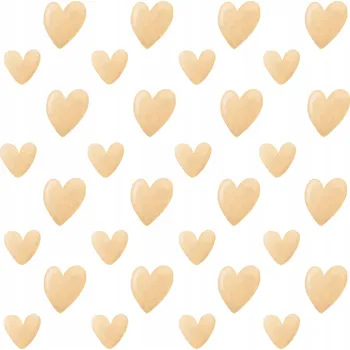 Obraz Nálepky Na Zeď pro děti Žluté SRDÍČKA Srdce SADA