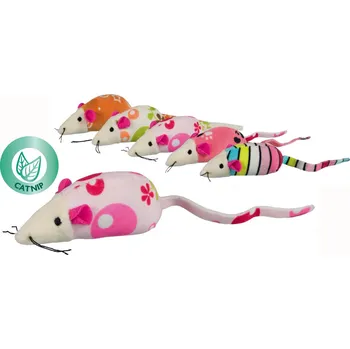 Hračka pro kočku TRIXIE Plyšová/látková myš s catnipem 9-12 cm - hračka pro kočky