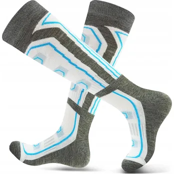 Dámské ponožky Vlněné podkolenky lyžařské Ski Sport SN03 aPair (39-41)