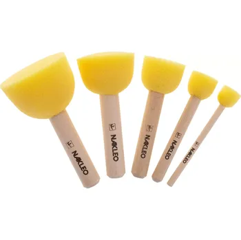 Umělecký štětec Sada pěnových tupovacích štětců - 5 ks