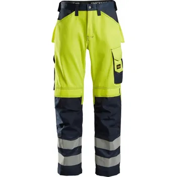 Pracovní oblečení Reflexní kalhoty Snickers 3333 vel. 54, žluto-tmavomodré