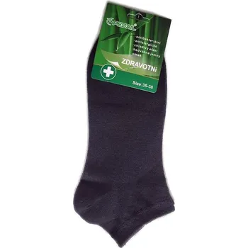 Dámské ponožky Pesail Dámské kotníkové bambusové ponožky Barva: černá, Velikost: 39-42