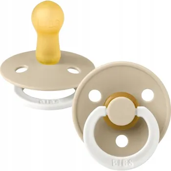dudlíky Kulatý gumový Dudlík Bibs 6 měsíců +