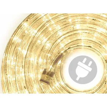 Vánoční dekorace LED světelný kabel, 960 diod, 40 m, teple bílý