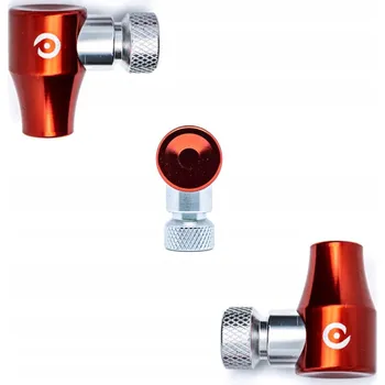 pumpička Hustilka CO2 bombiček MOMUM QUICK CO2 INFLATOR RED CYKLISTICKÁ HUSTILKA červená (červený)